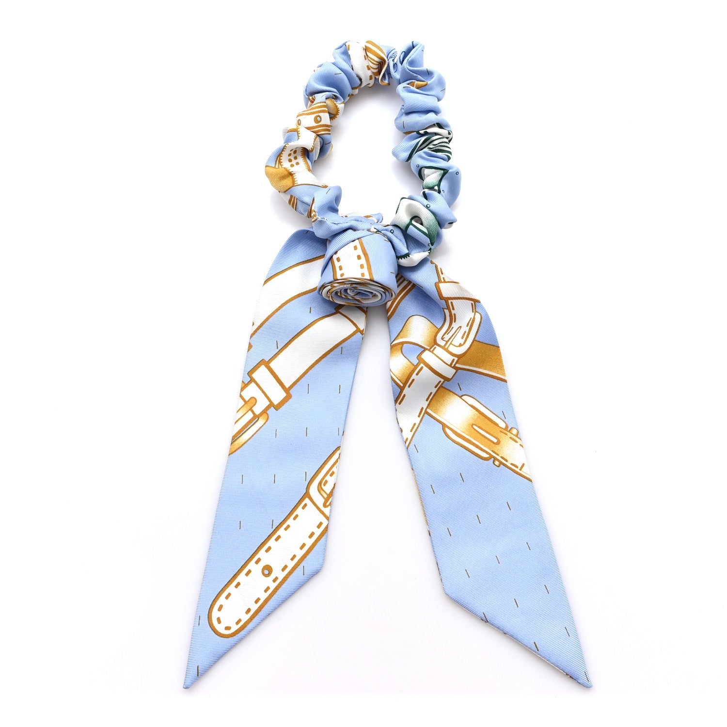 Silk Blla A L'Ombre Des Chouchou Scrunchie Blue