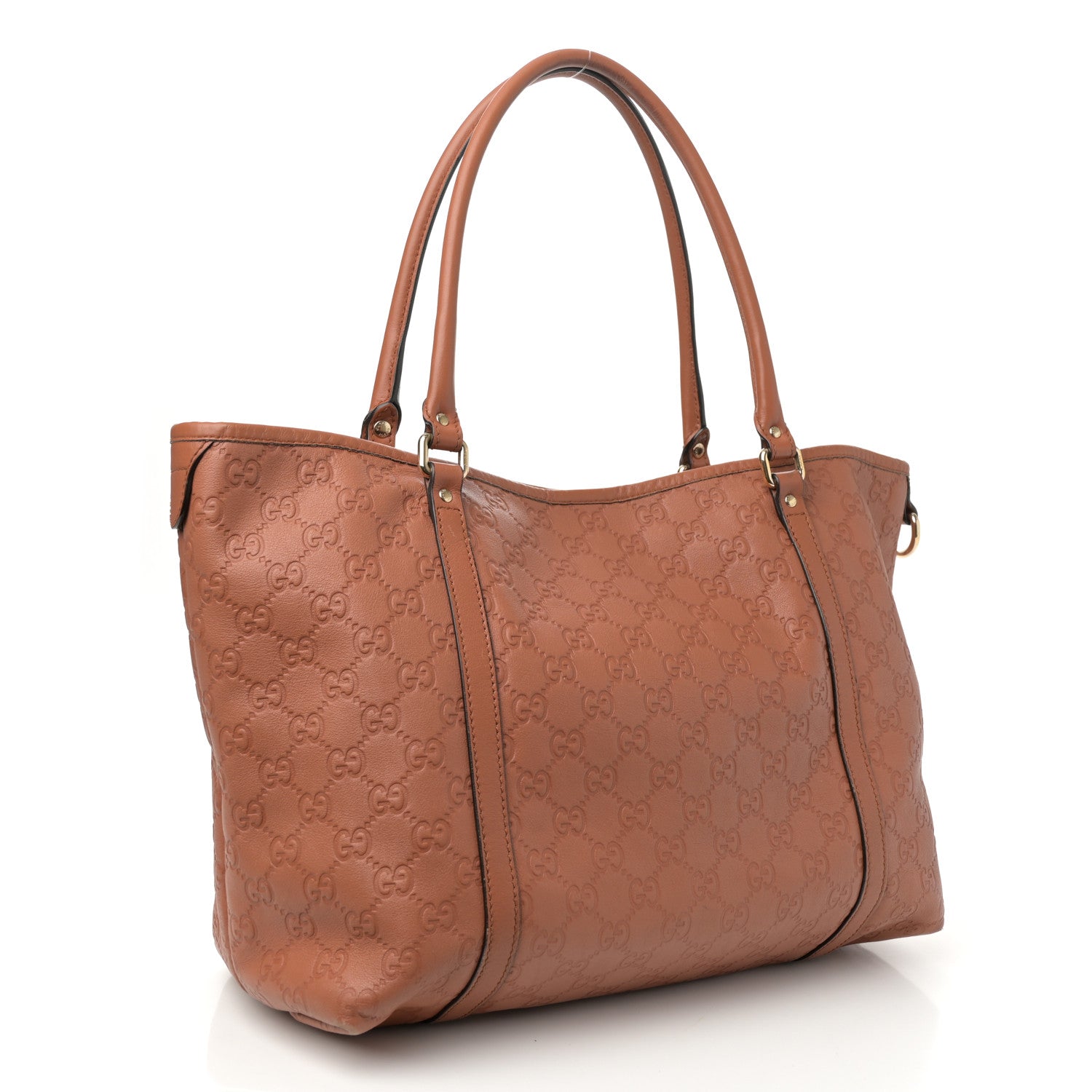 Guccissima Vitello Tender Medium Joy Tote Saffron