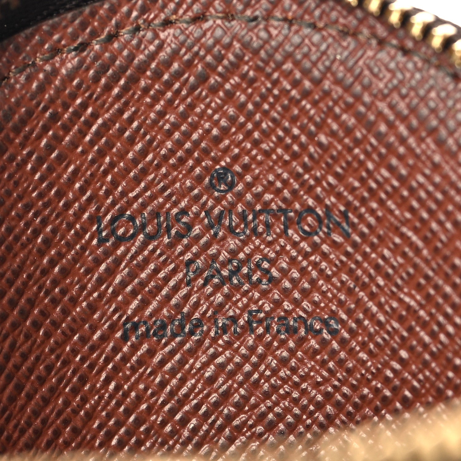Monogram Round Coin Purse