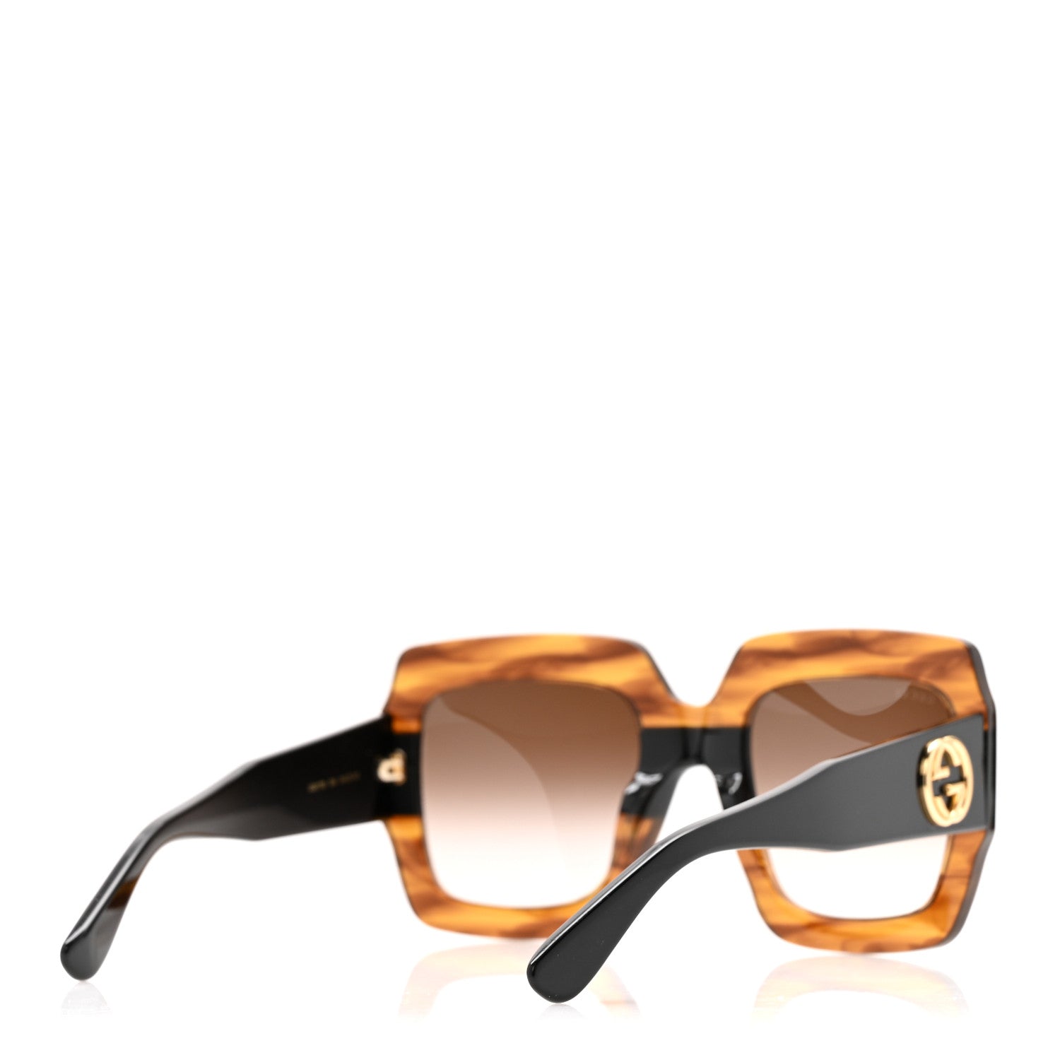 Square Frame GG0178S Sunglasses Havana