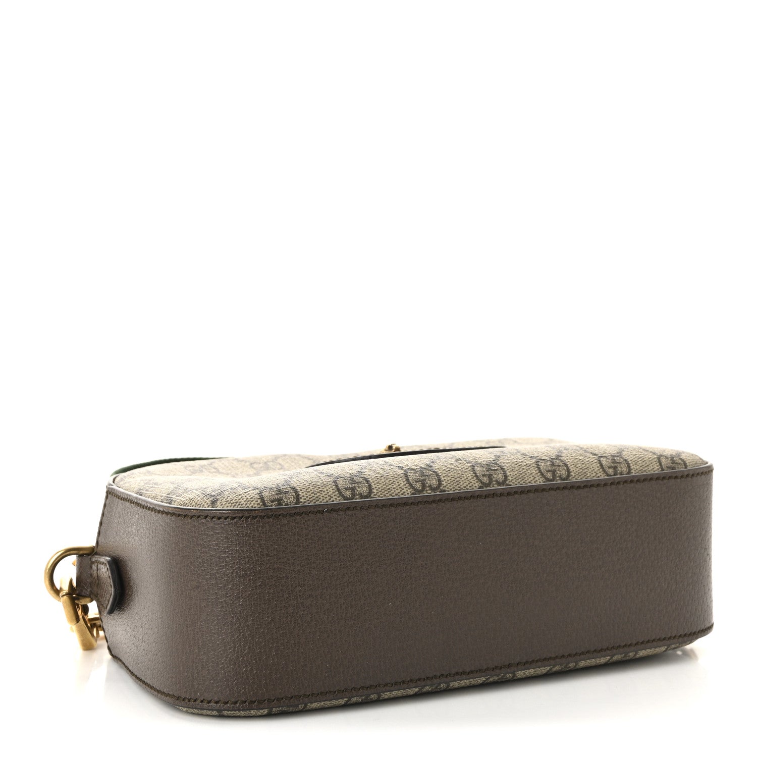 GG Supreme Monogram Web Neo Vintage Shoulder Bag Beige New Acero Crop