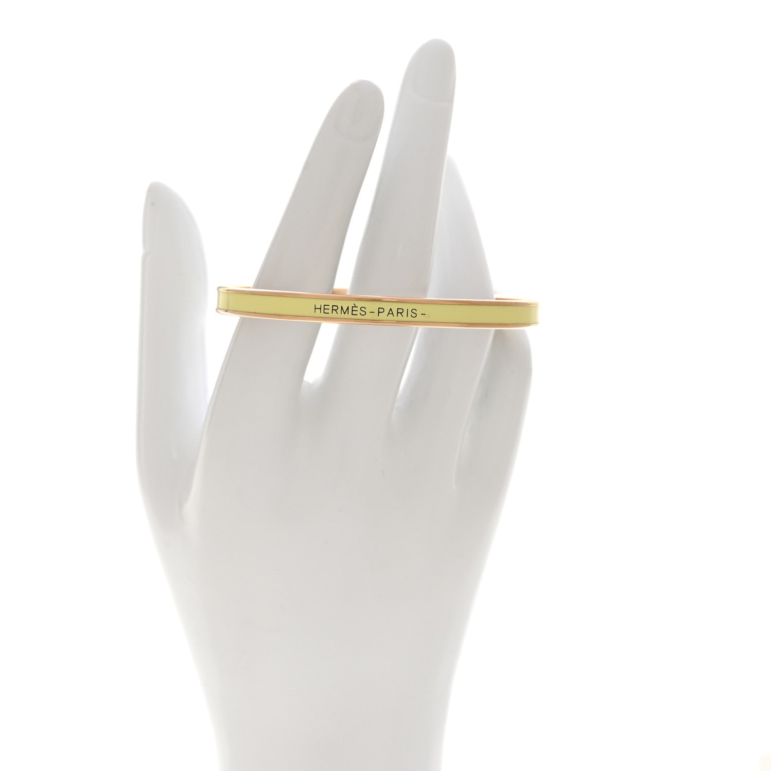 Enamel Printed Extra Narrow Fusion Bracelet Rose Candeur Poussin