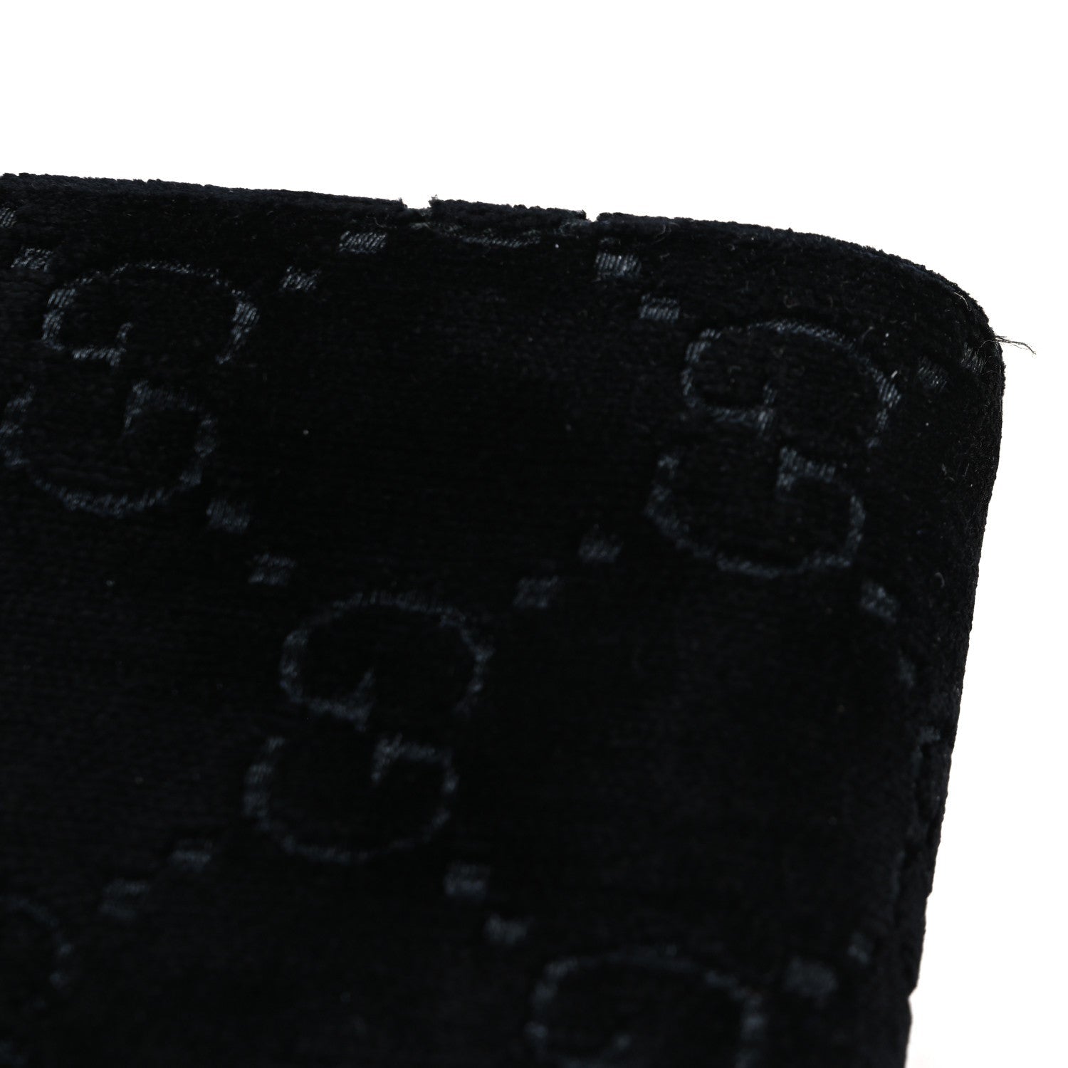 Velvet GG Monogram Mini Dionysus Chain Wallet Black