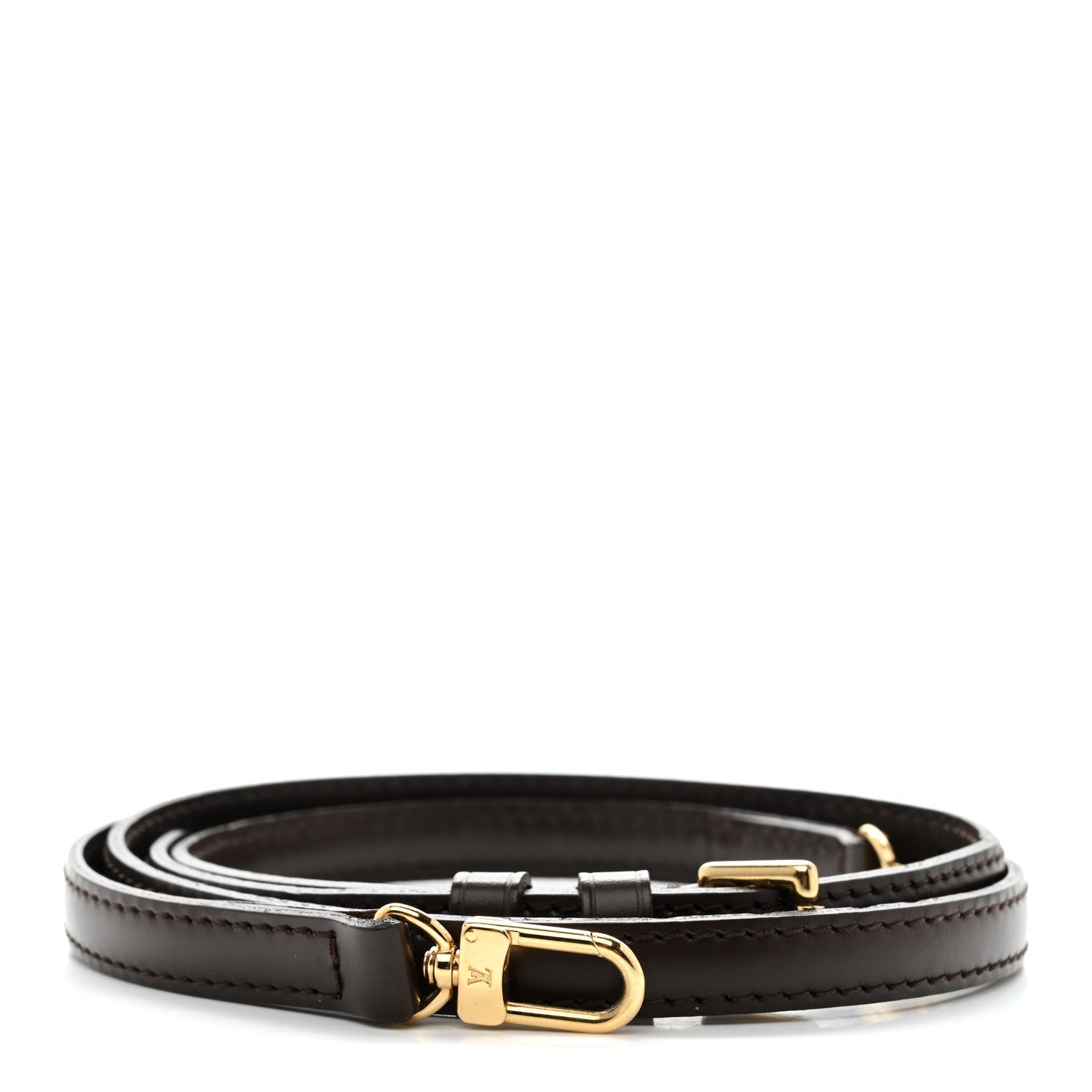 Calfskin 12mm Adjustable Shoulder Strap Brown