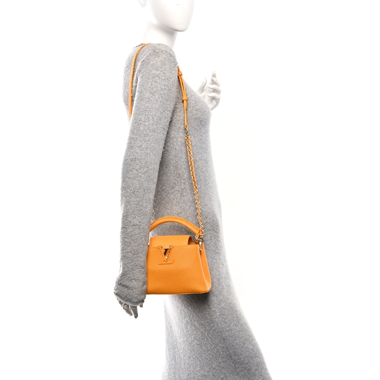 Taurillon Mini Capucines Sunbeam Yellow