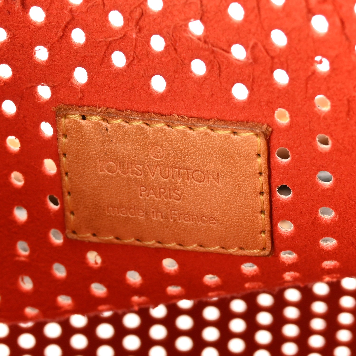 Monogram Perforated Speedy 30 Orange