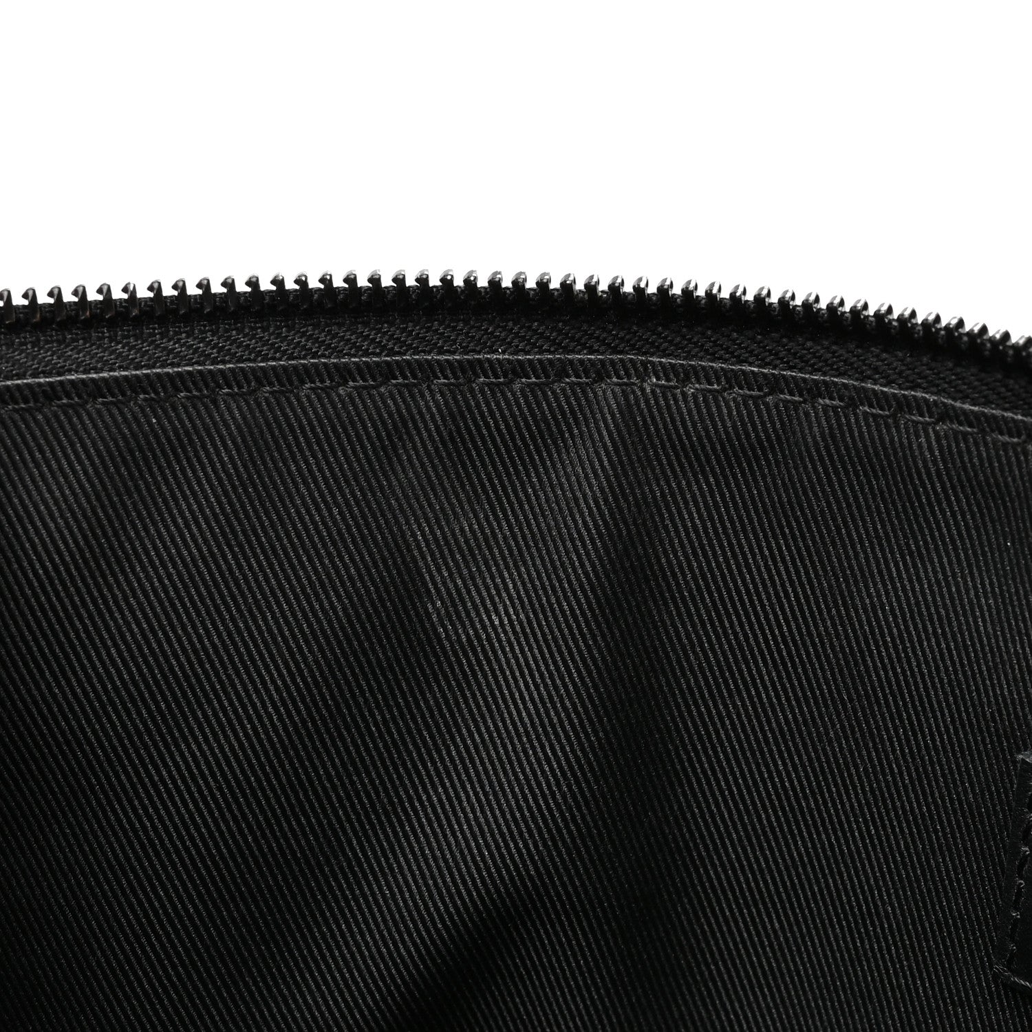 Grained Calfskin Aerogram Takeoff Pouch Black