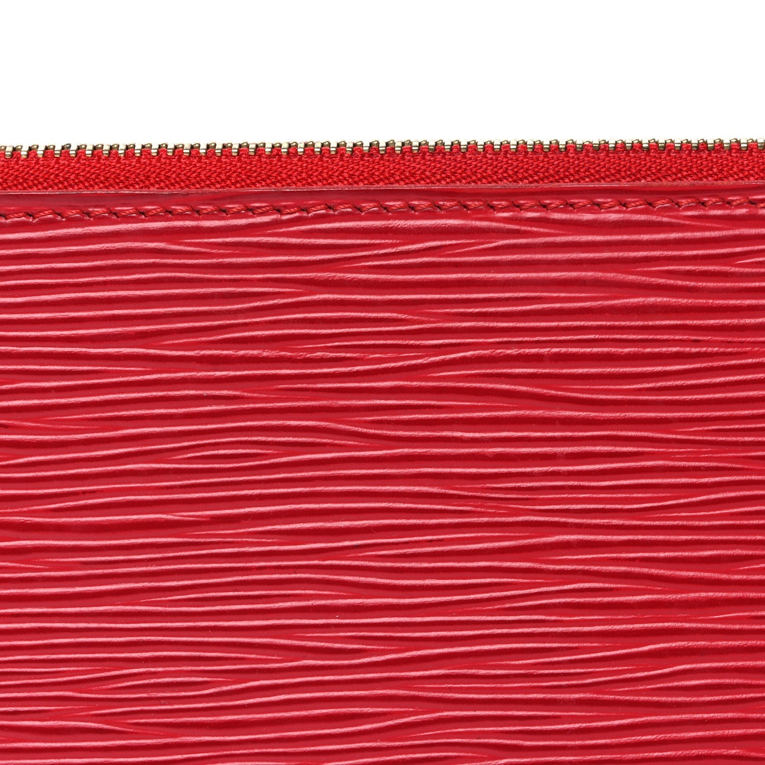 Epi Pochette Accessories 24 Castillan Red