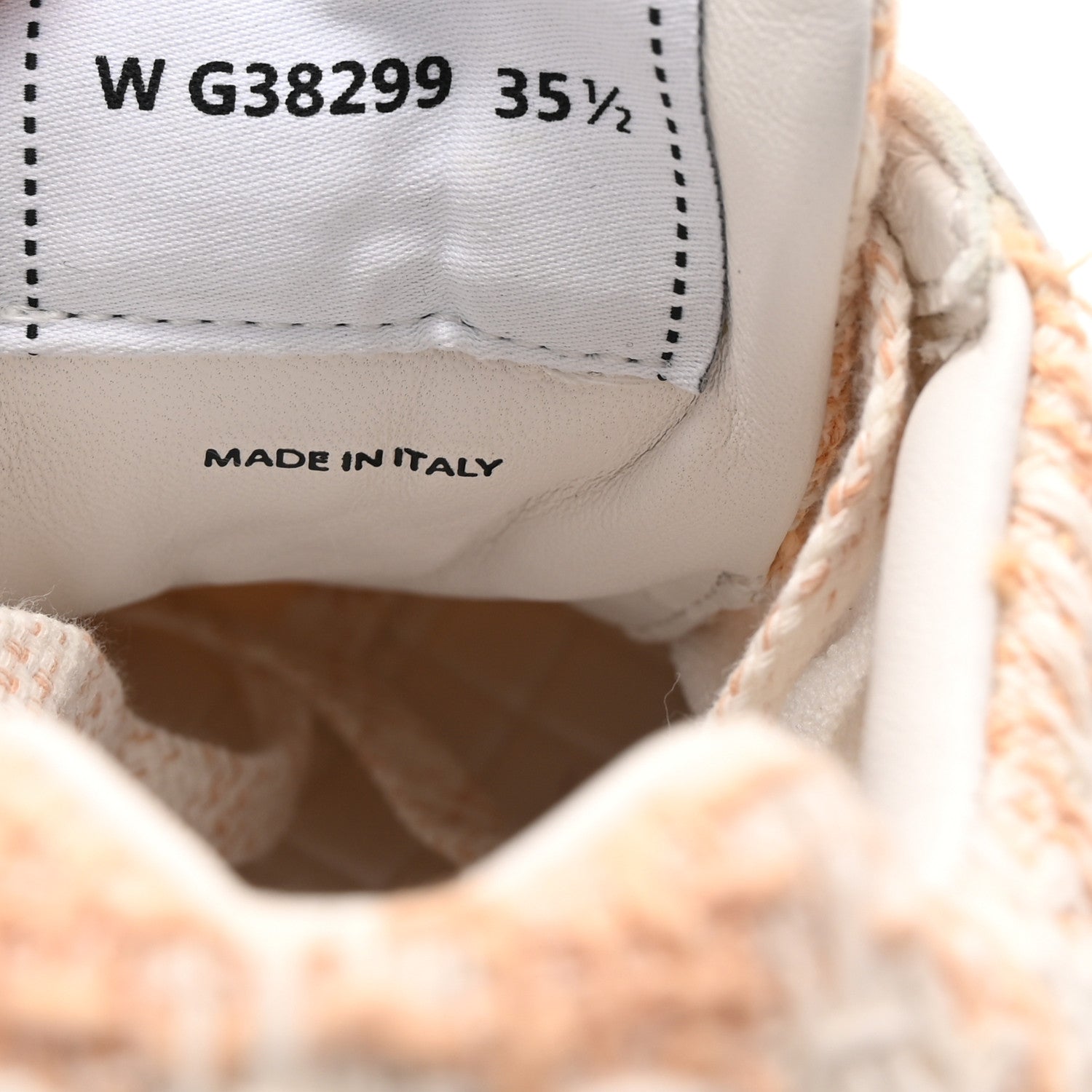 Tweed Suede Calfskin Womens CC Sneakers 35.5 Orange