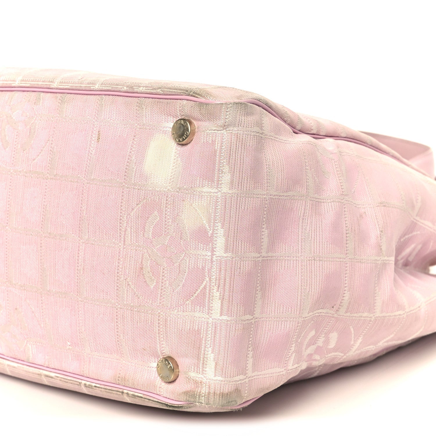 Nylon Medium Travel Tote Pink