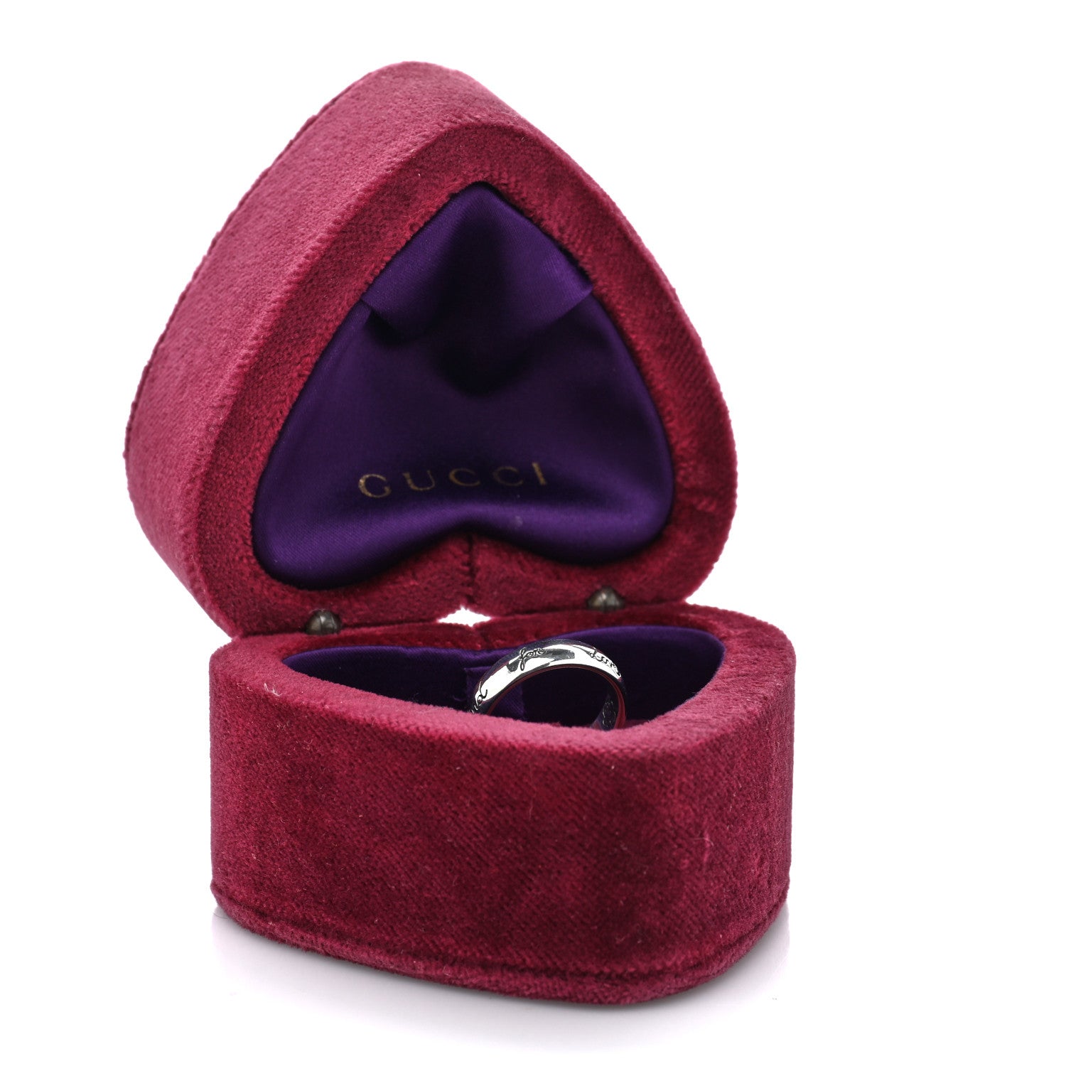 Sterling Silver Blind for Love Band Ring 55 7.25