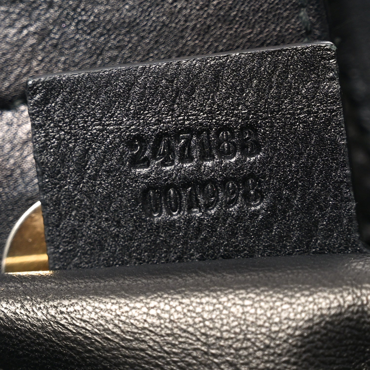 Snakeskin Medium GG Running Tote Black