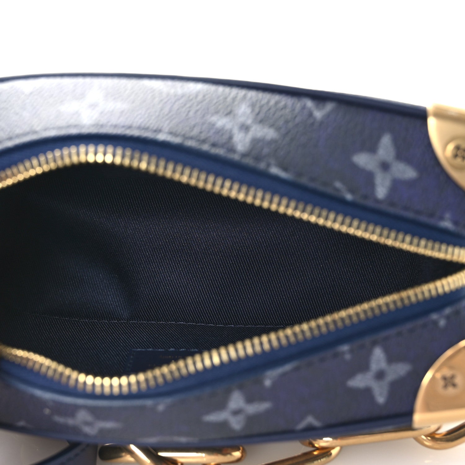 Monogram Bleach Mini Soft Trunk Ink Blue