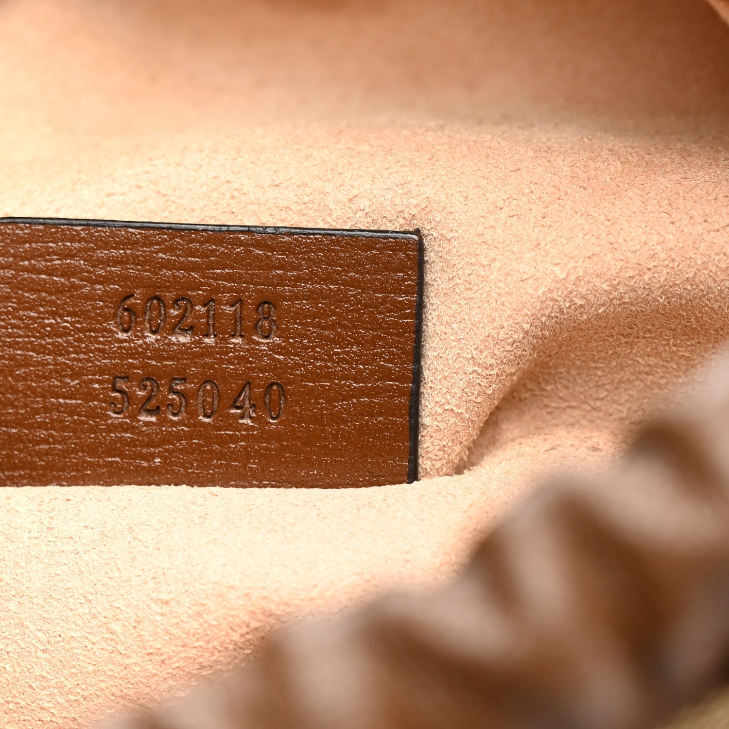 Monogram Textured Calfskin Horsebit 1955 Drawstring Bucket Bag Beige Brown Sugar
