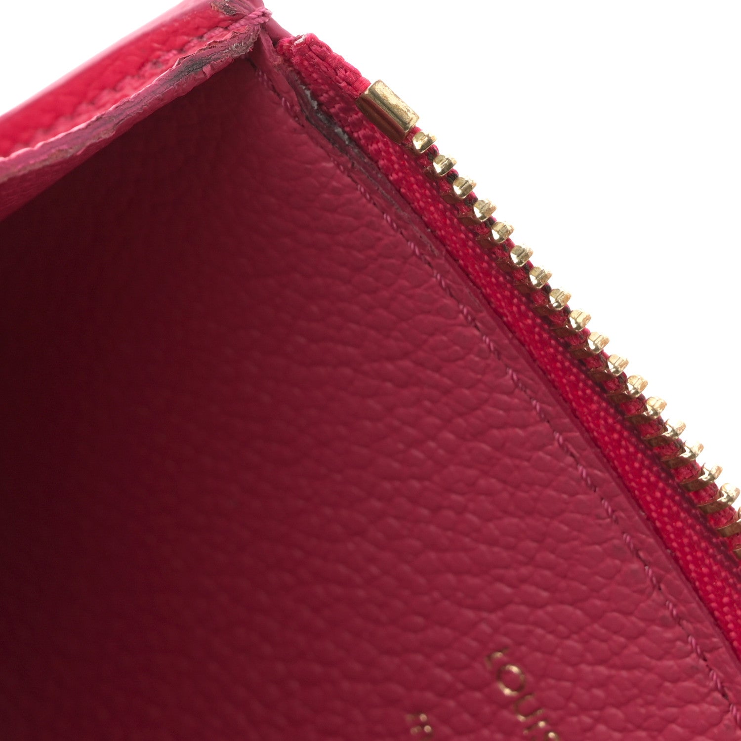 Empreinte Monogram Zipped Romy Card Holder Grenade