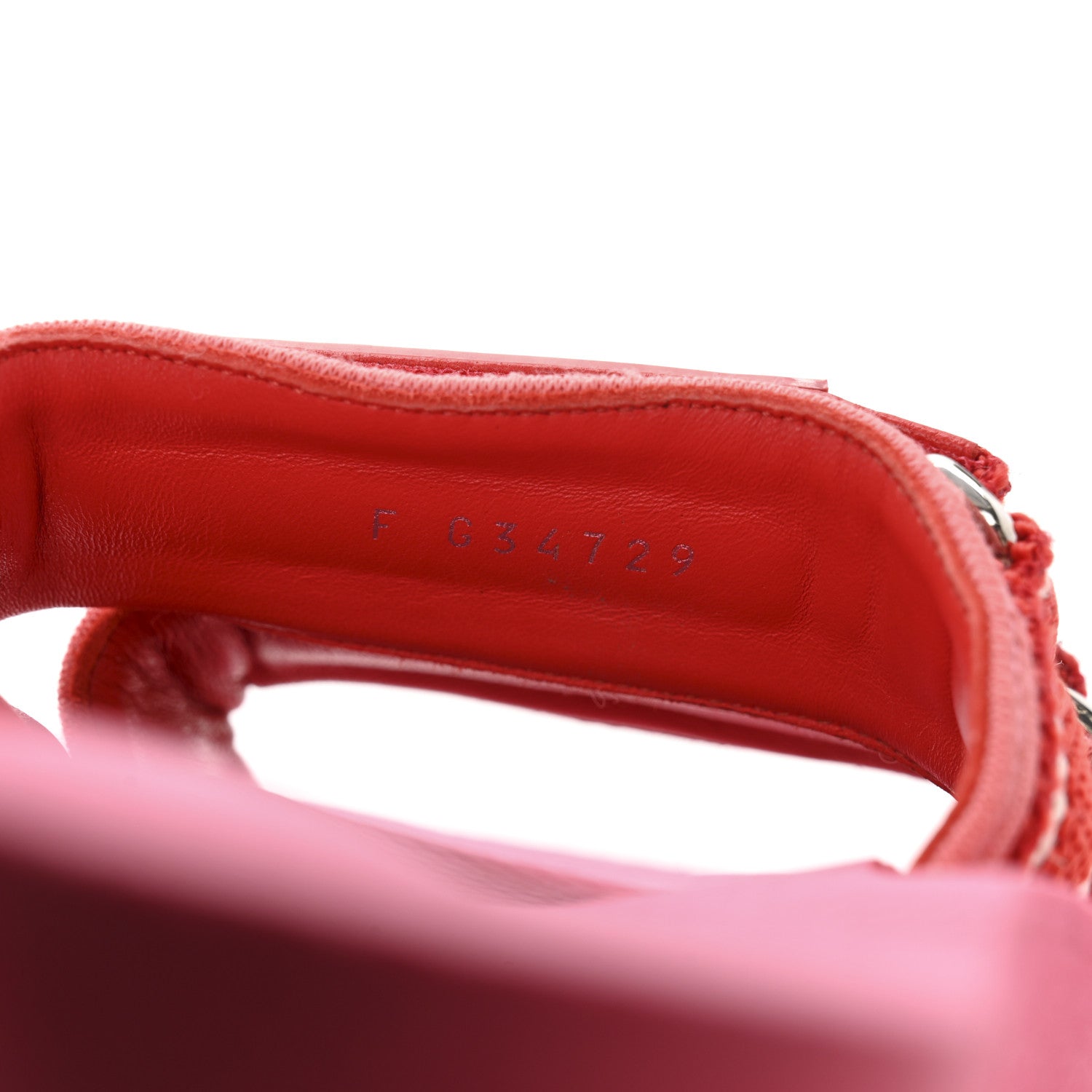 Fabric Rubber Coco Slides 38 Red