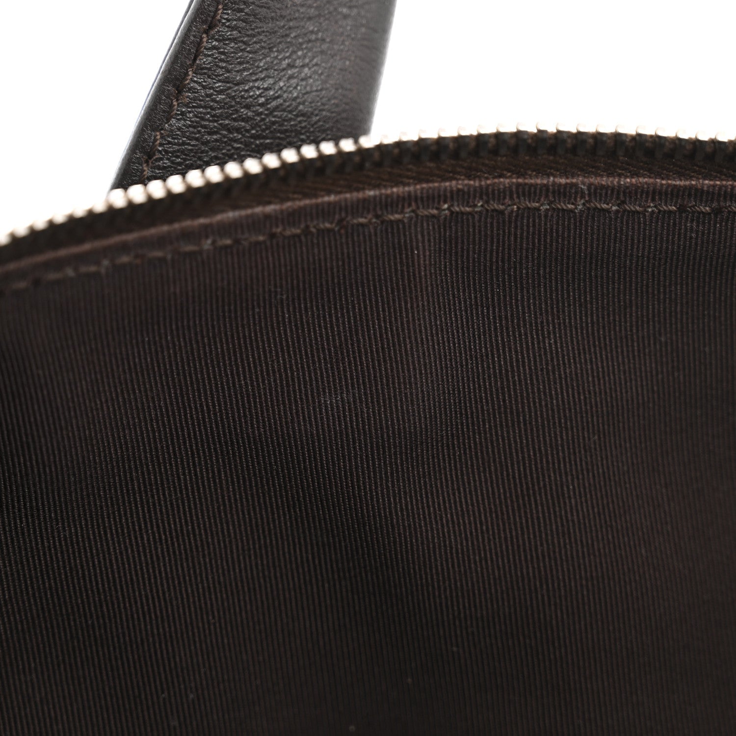 Calfskin Chevron CC All Day Long Boston Brown