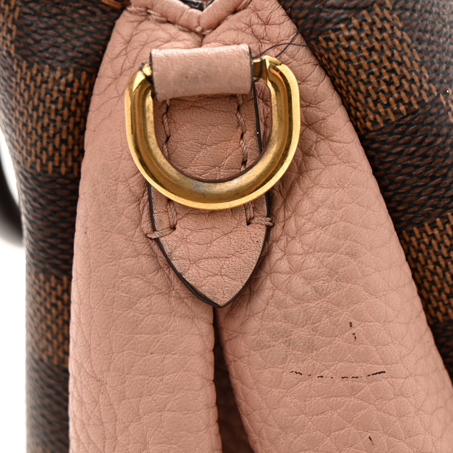 Damier Ebene Cuir Taurillon Brittany Magnolia