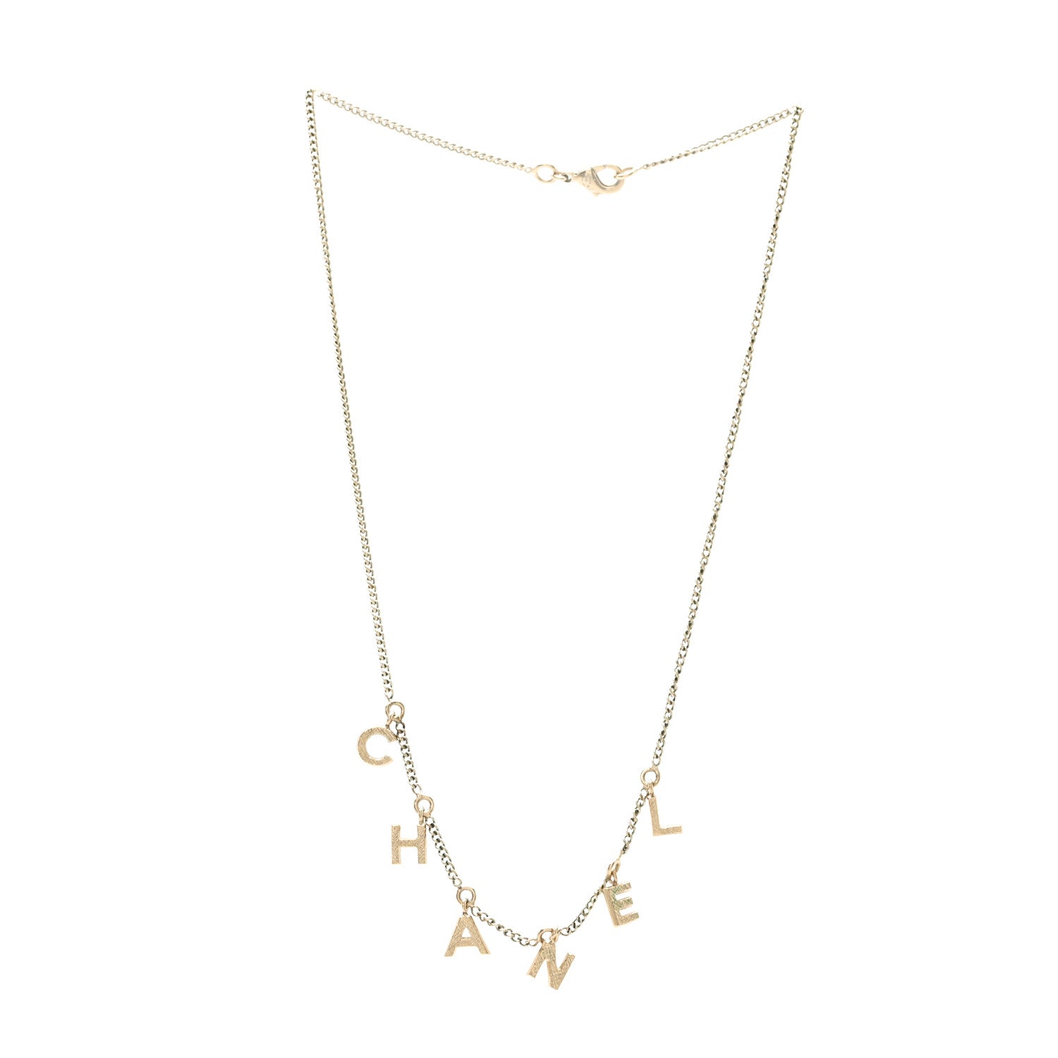 Logo Necklace Gold