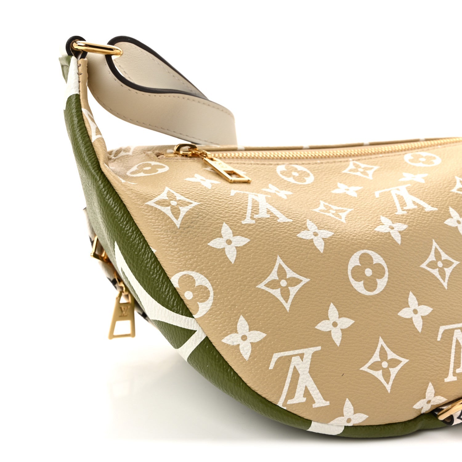 Monogram Giant Bumbag Kaki Beige