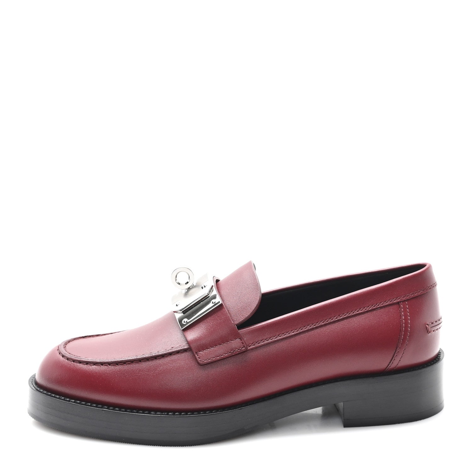 Calfskin Womens Hot Loafer 38 Rouge H