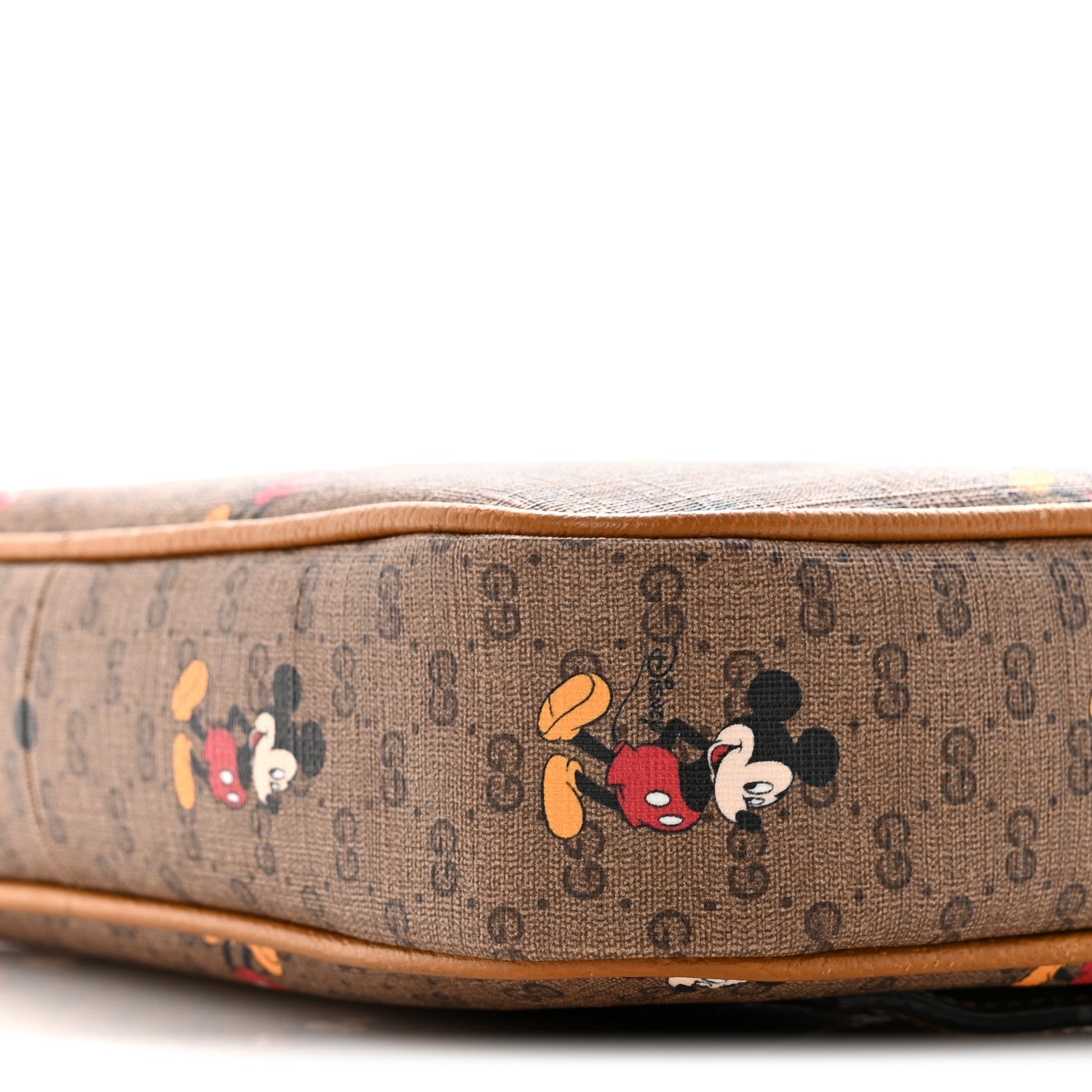 X DISNEY Mini Vintage GG Supreme Monogram Mickey Mouse Small Belt Bag 90 36 Beige Vintage Sun Oil