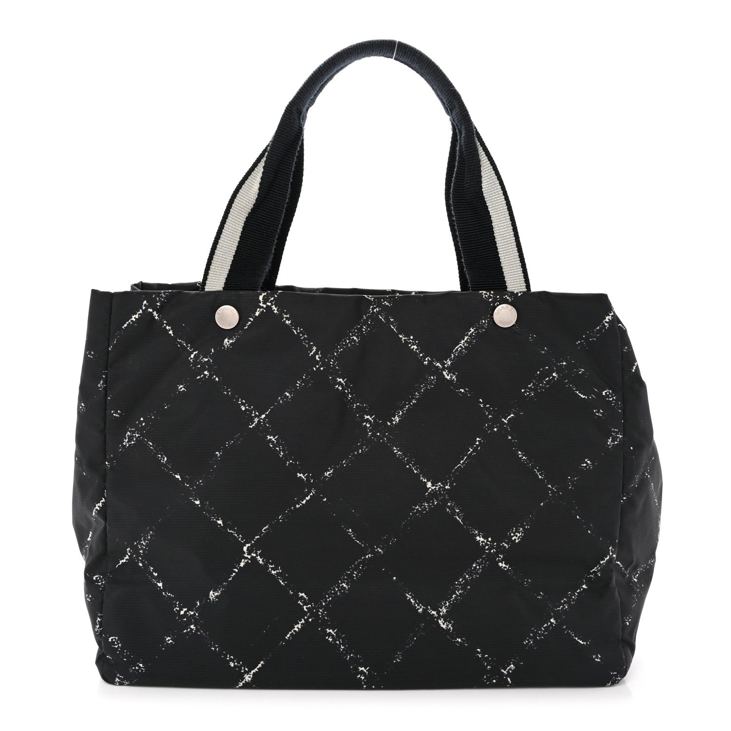 Nylon Travel Toiletry Tote Black
