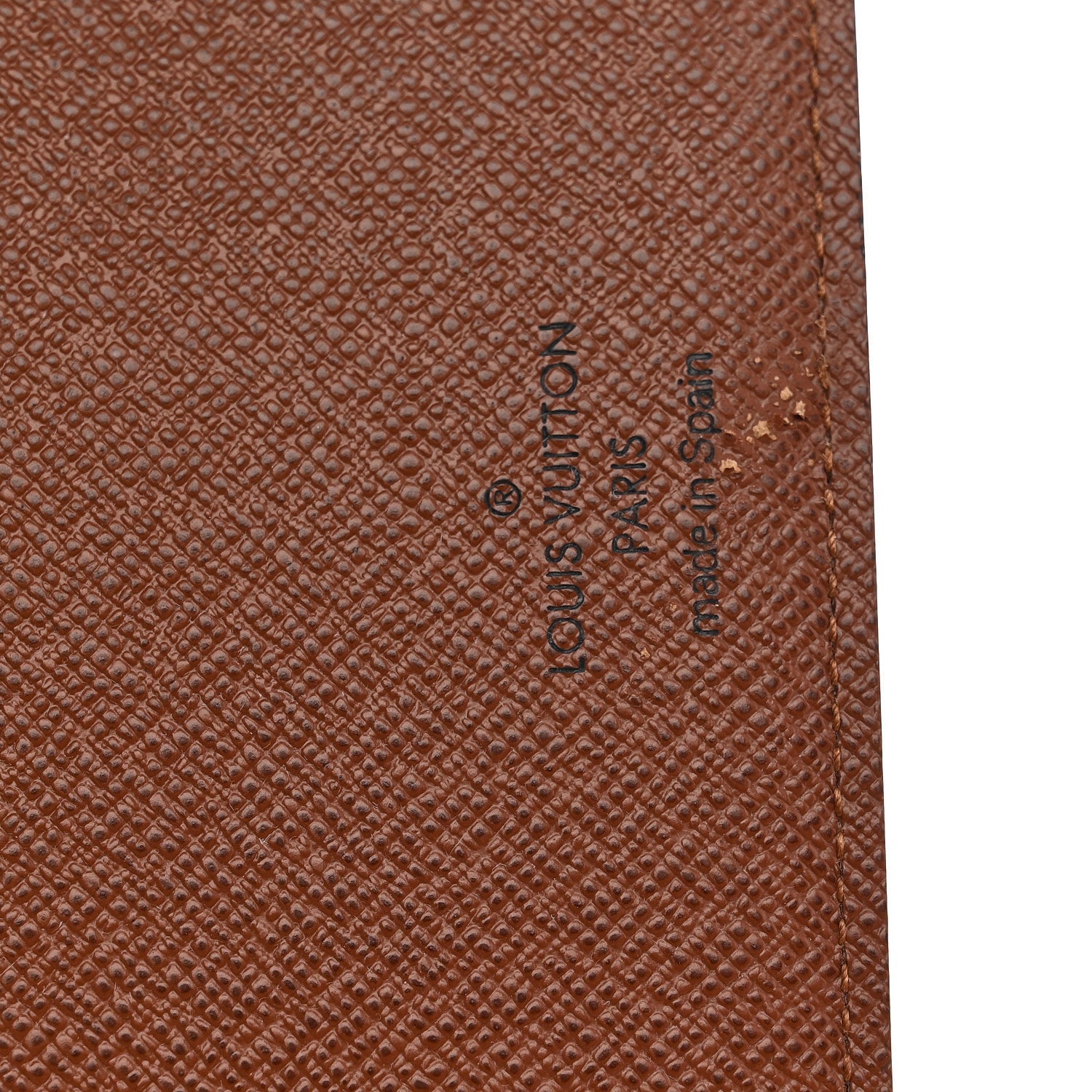 Monogram Desk Agenda Cover