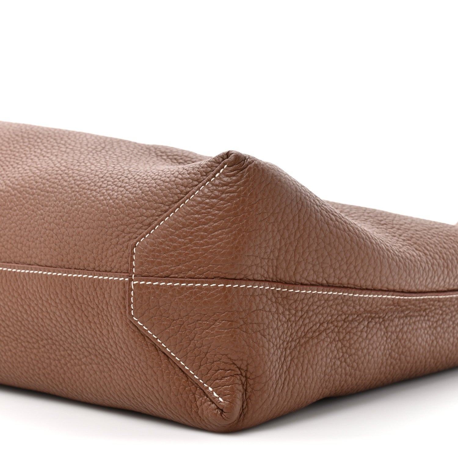 Taurillon Clemence Double Sens 36 Reversible Tote Marron Tosca
