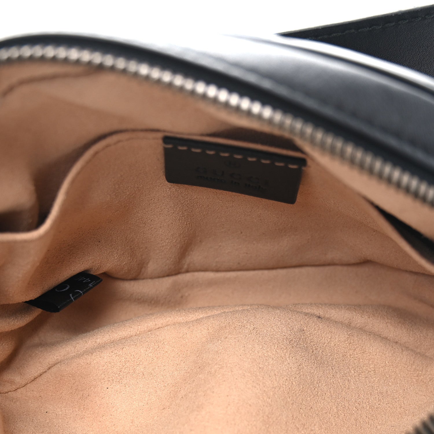 Calfskin Matelasse GG Marmont Belt Bag 95 38 Black