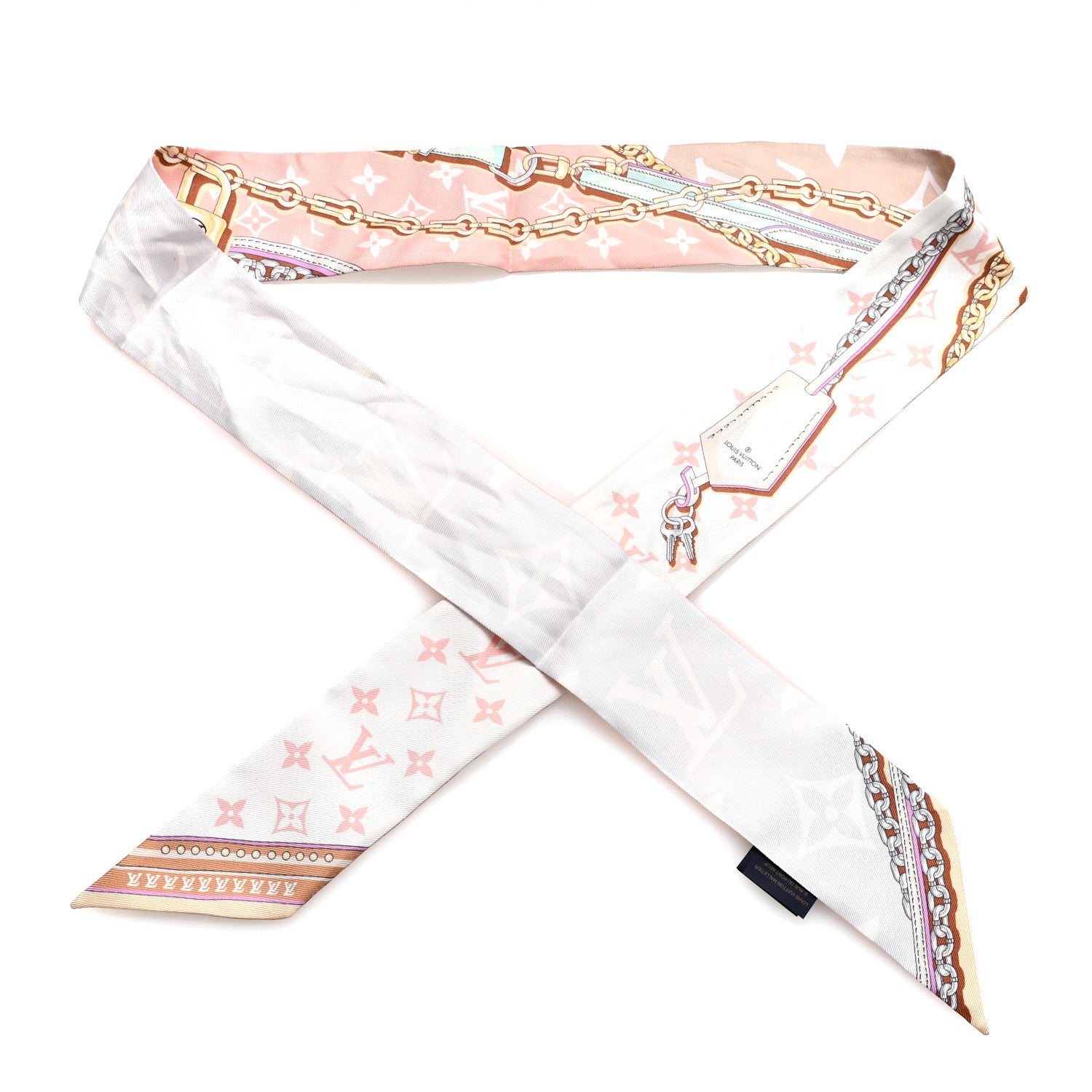 Silk Ultimate Monogram BB Bandeau White