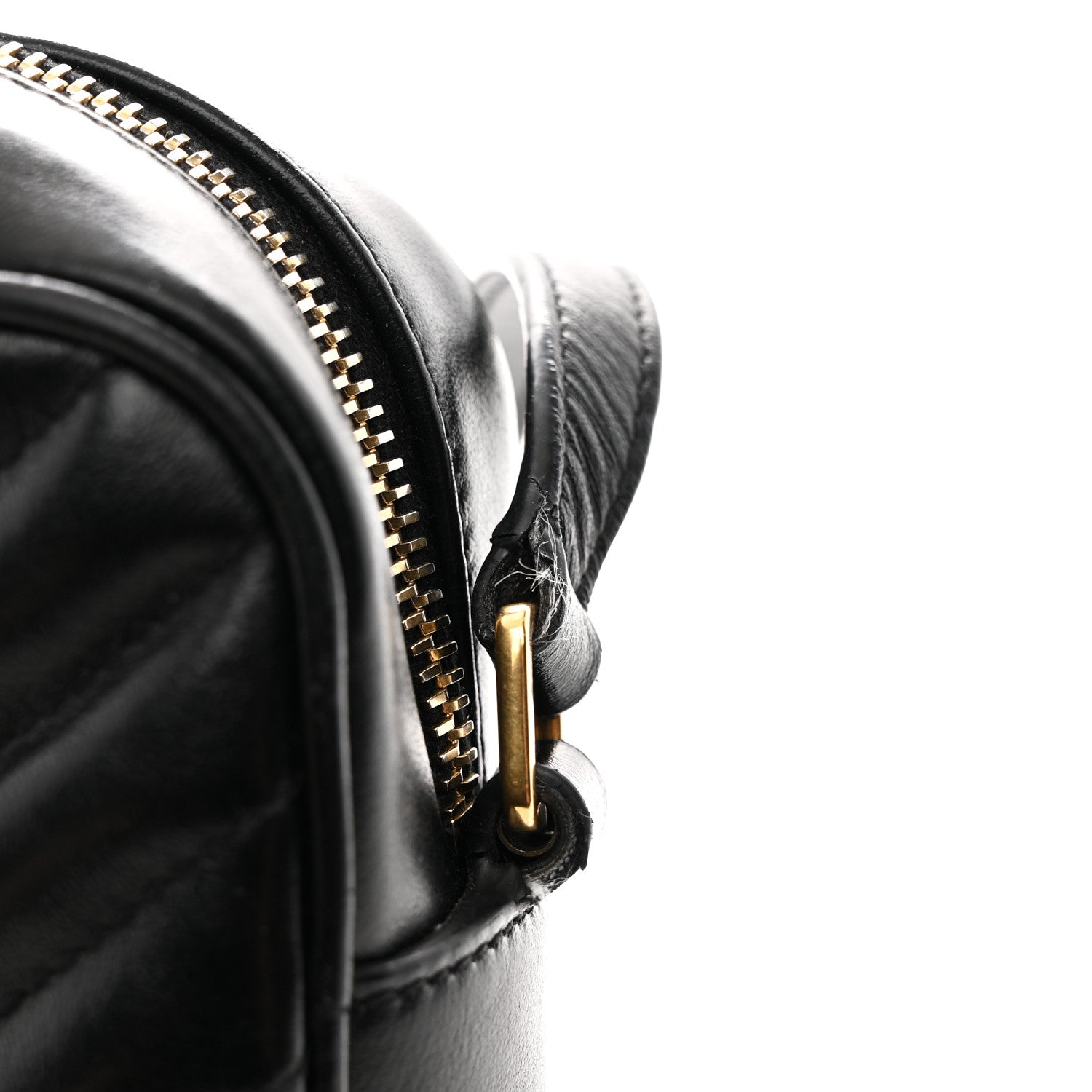 Calfskin Matelasse Monogram Lou Camera Bag Black