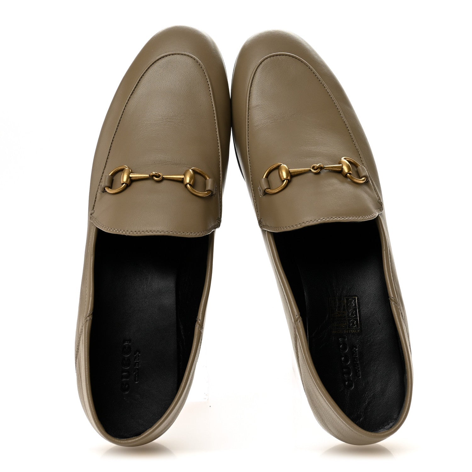 Lambskin Womens Brixton Horsebit Loafers 39.5 Mud