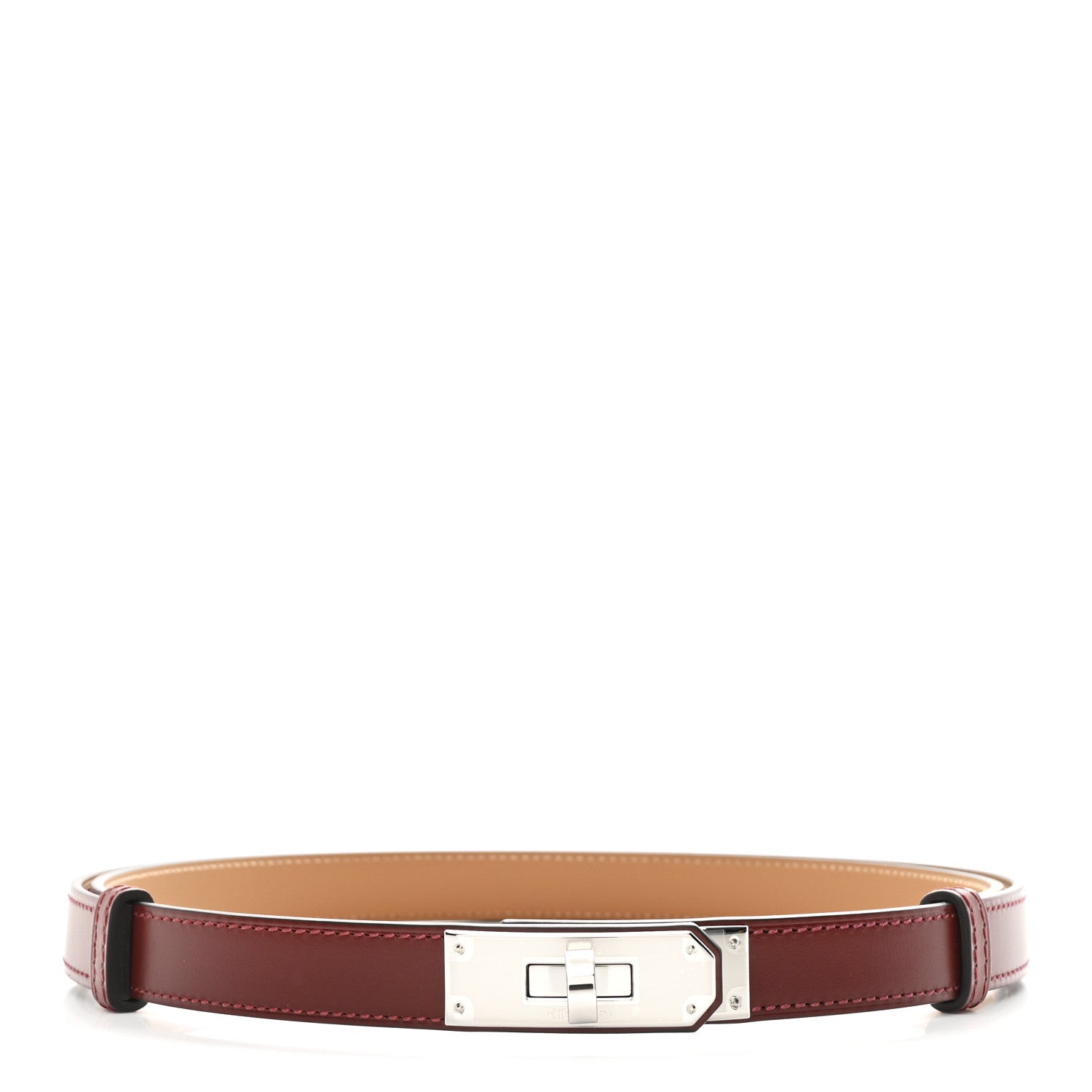 Hunter Calfskin Kelly Belt Rouge H