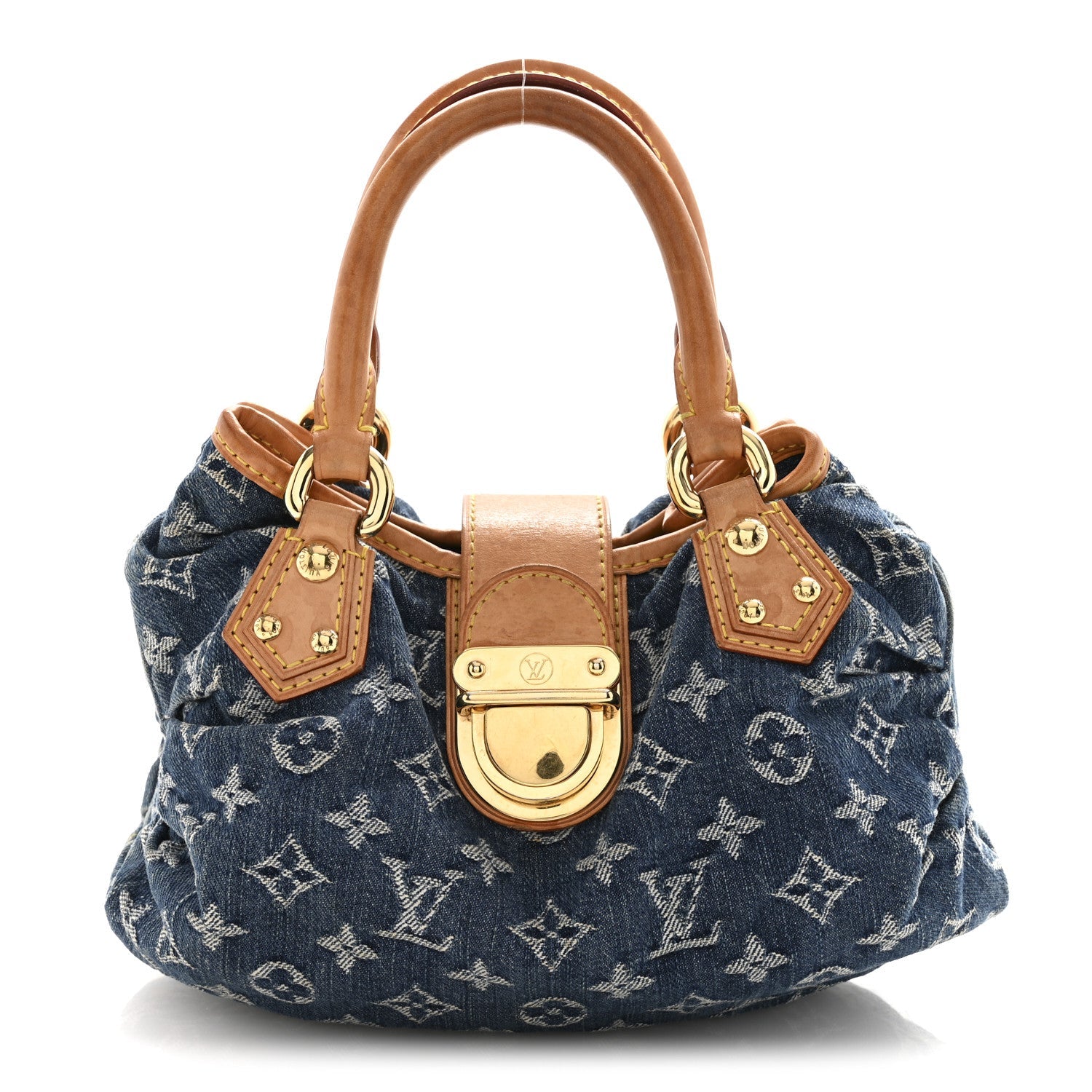 Monogram Denim Pleaty Blue