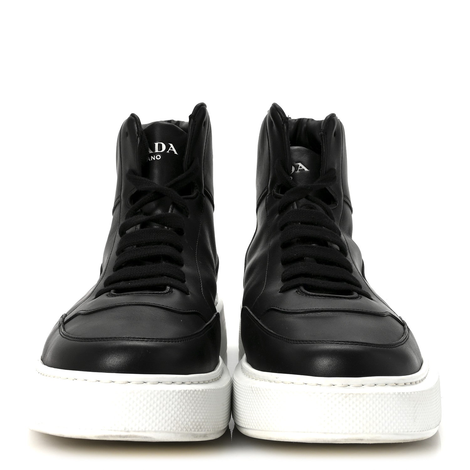 Vitello Soft Uomo Mens High Top Sneakers 12 Black