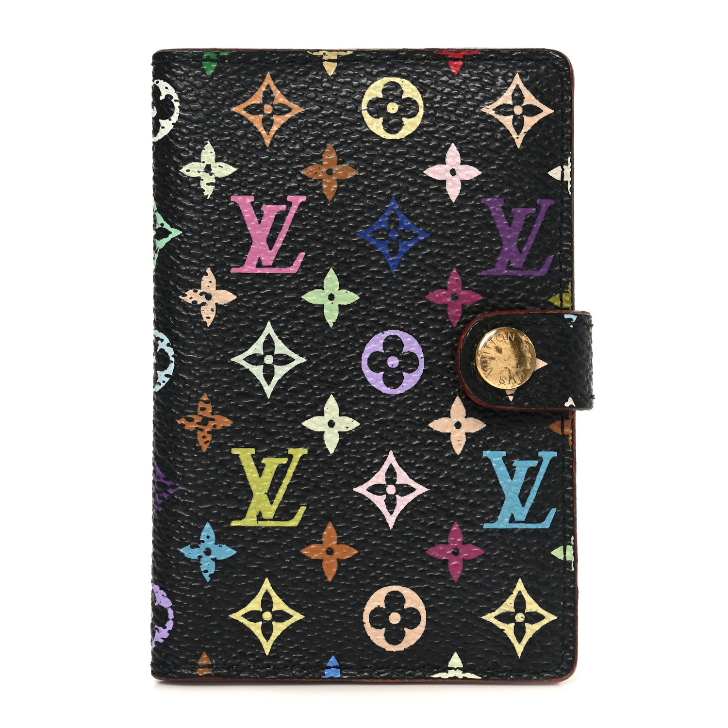 Monogram Multicolor Carnet de Bal Mini Agenda Cover Black