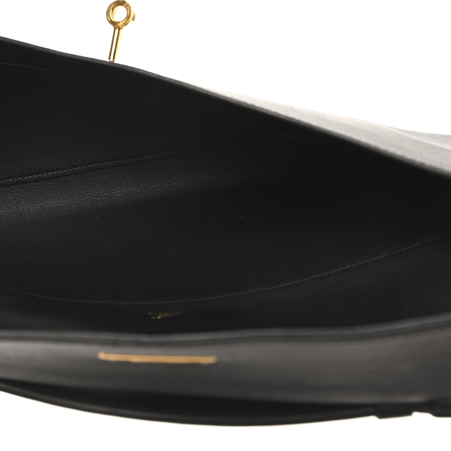 Swift Kelly Cut Clutch Pochette Black
