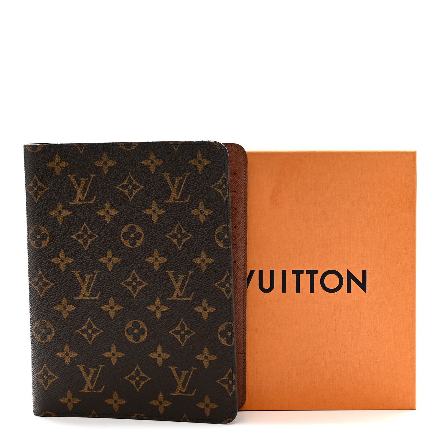 Monogram Desk Agenda Cover
