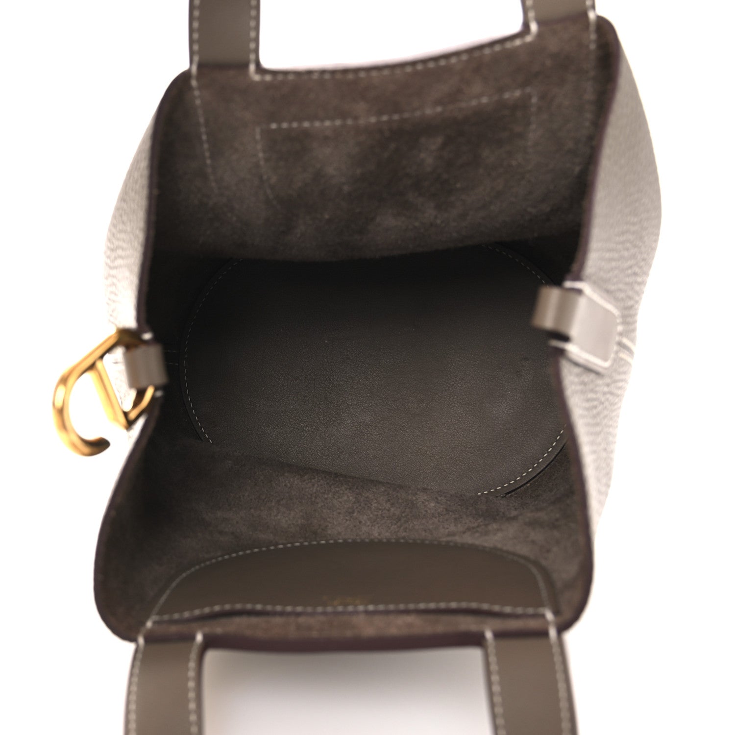 Taurillon Clemence Swift In-The-Loop 18 Bag Etoupe