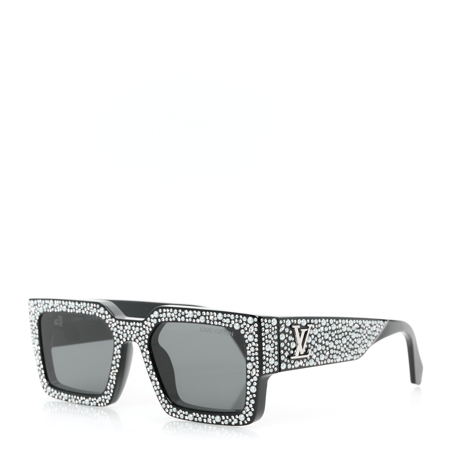 Acetate LV Clash Pearls & Strass Sunglasses Z2396W Black