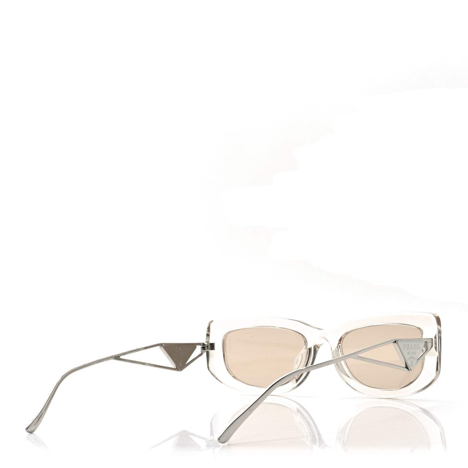 Acetate Sunglasses SPR 14YS Crystal Beige