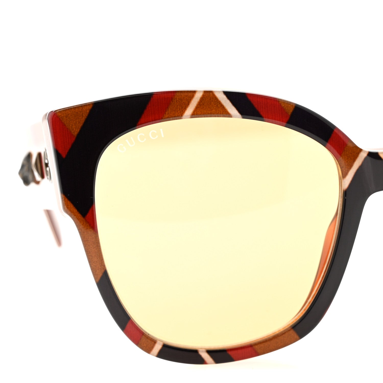 Acetate Square Frame Sunglasses GG0059S Multicolor