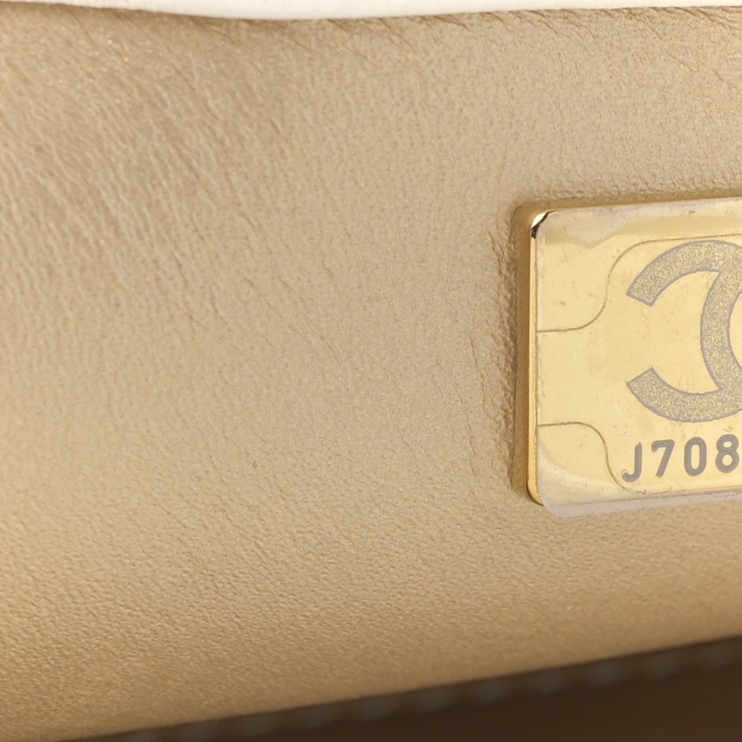 Shiny Lambskin Quilted Mini Flap White