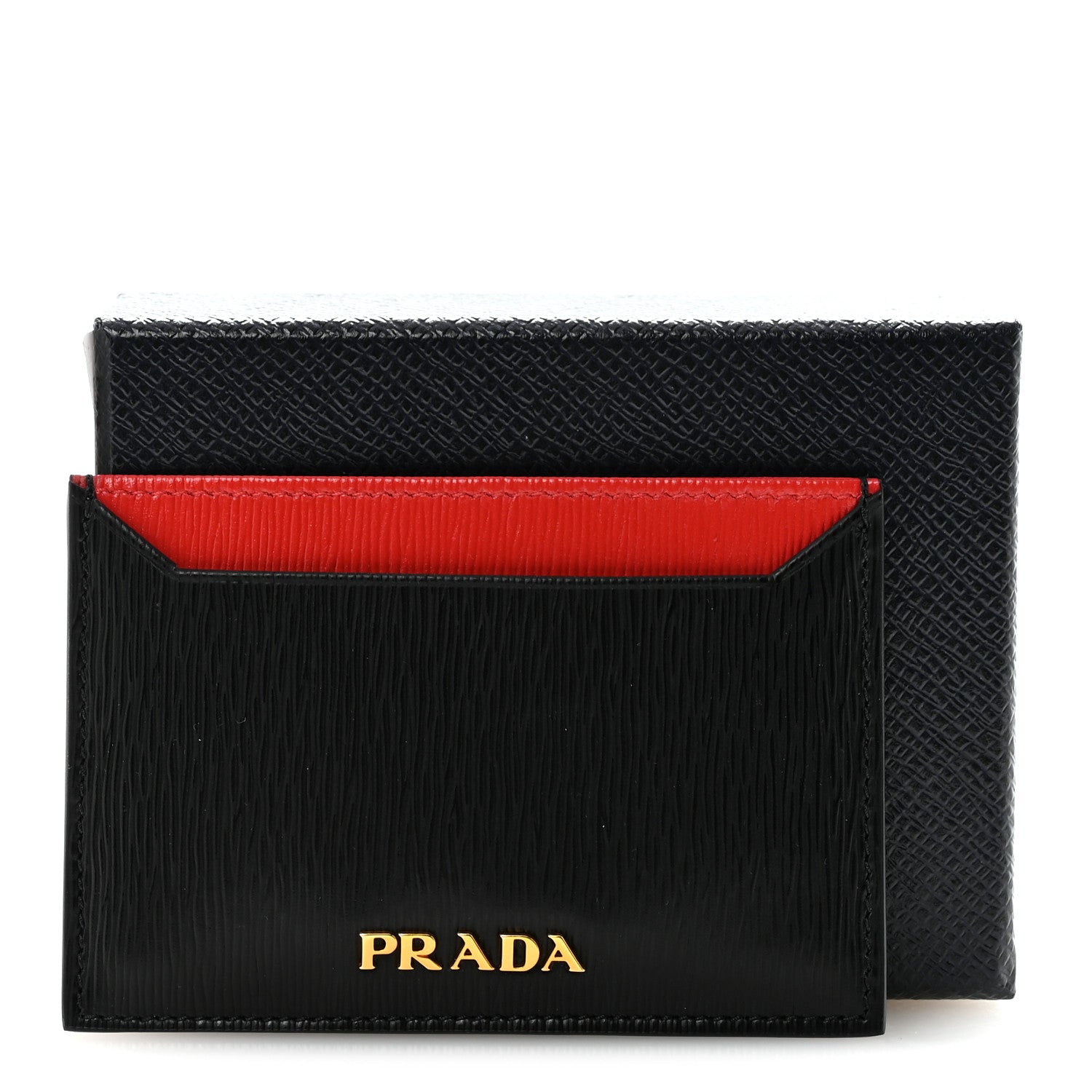 Vitello Move Metal Card Holder Black Lacca