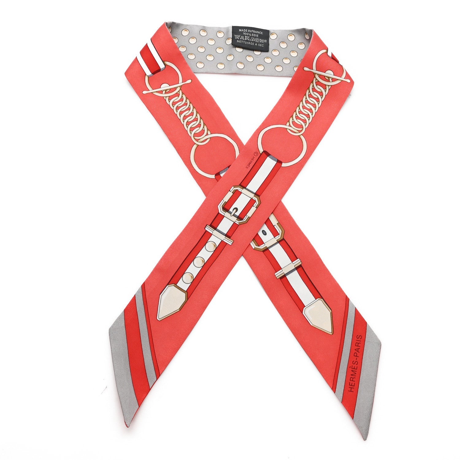 Silk Grand Tralala Twilly Gris Acier Grenadine