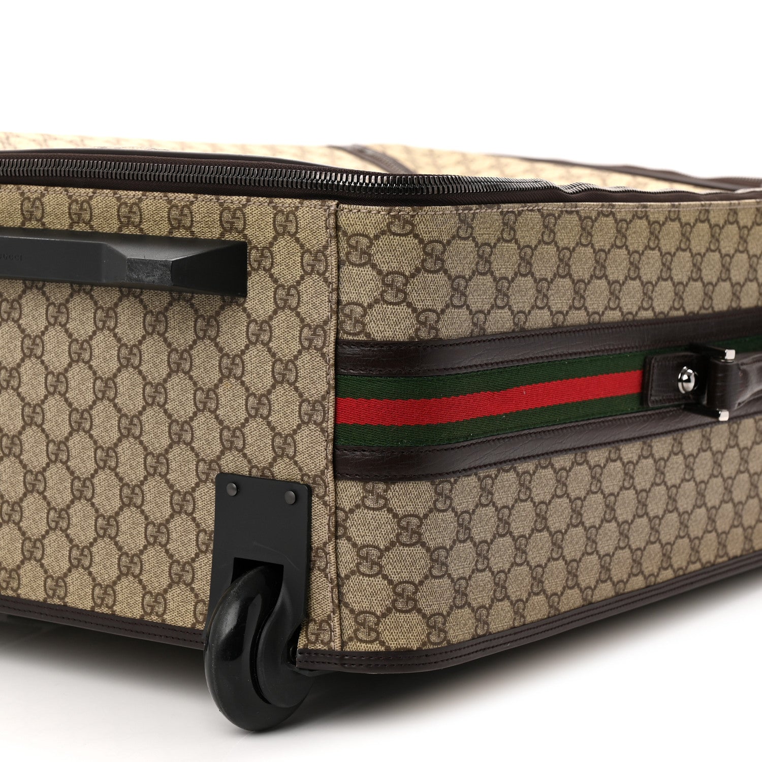 GG Plus Monogram Large Web Trolley Brown