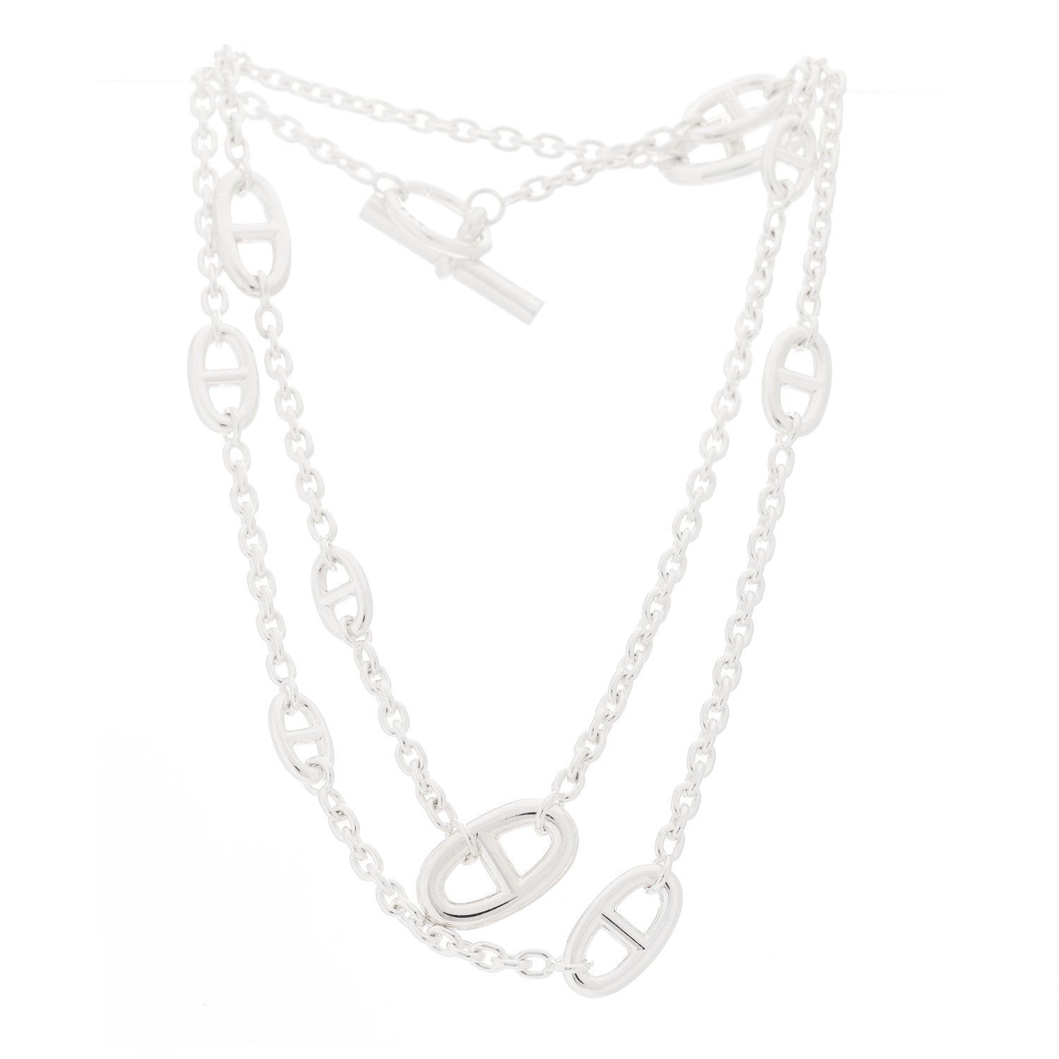 Sterling Silver Farandole Necklace 80