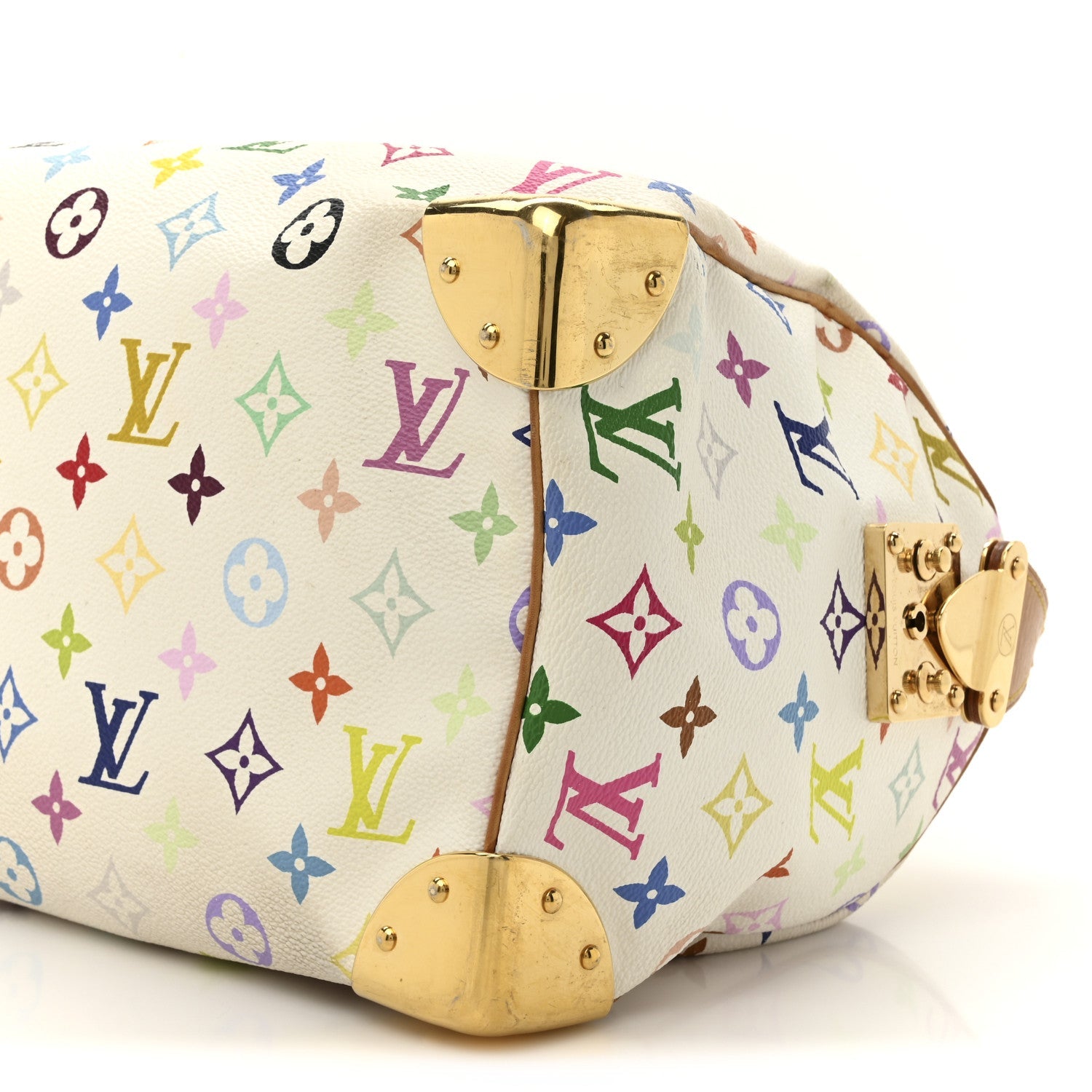 Monogram Multicolor Speedy 30 White