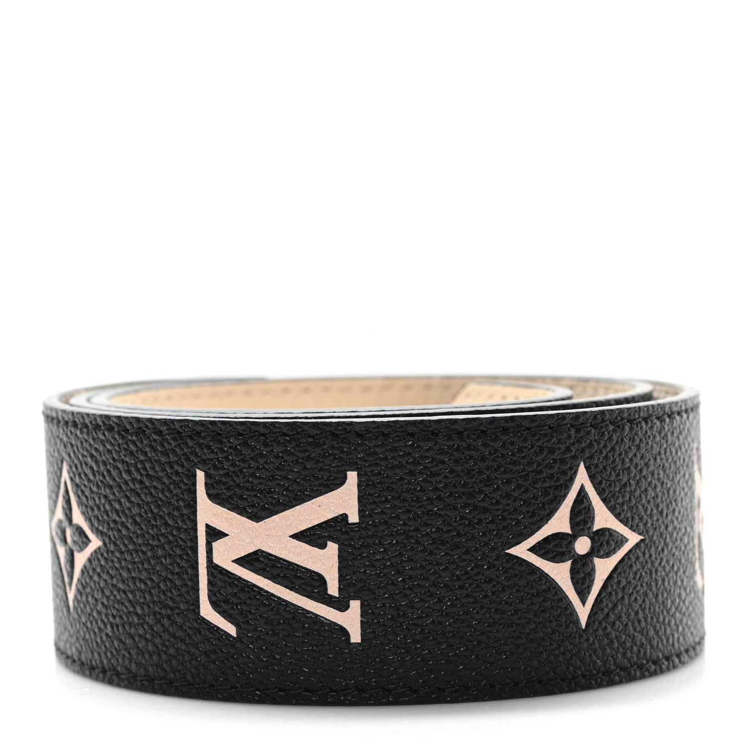 Empreinte Monogram Bandouliere Shoulder Strap Black Beige
